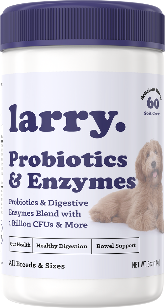 Larry Advanced Probiotics and Digestive Enzyme Chews