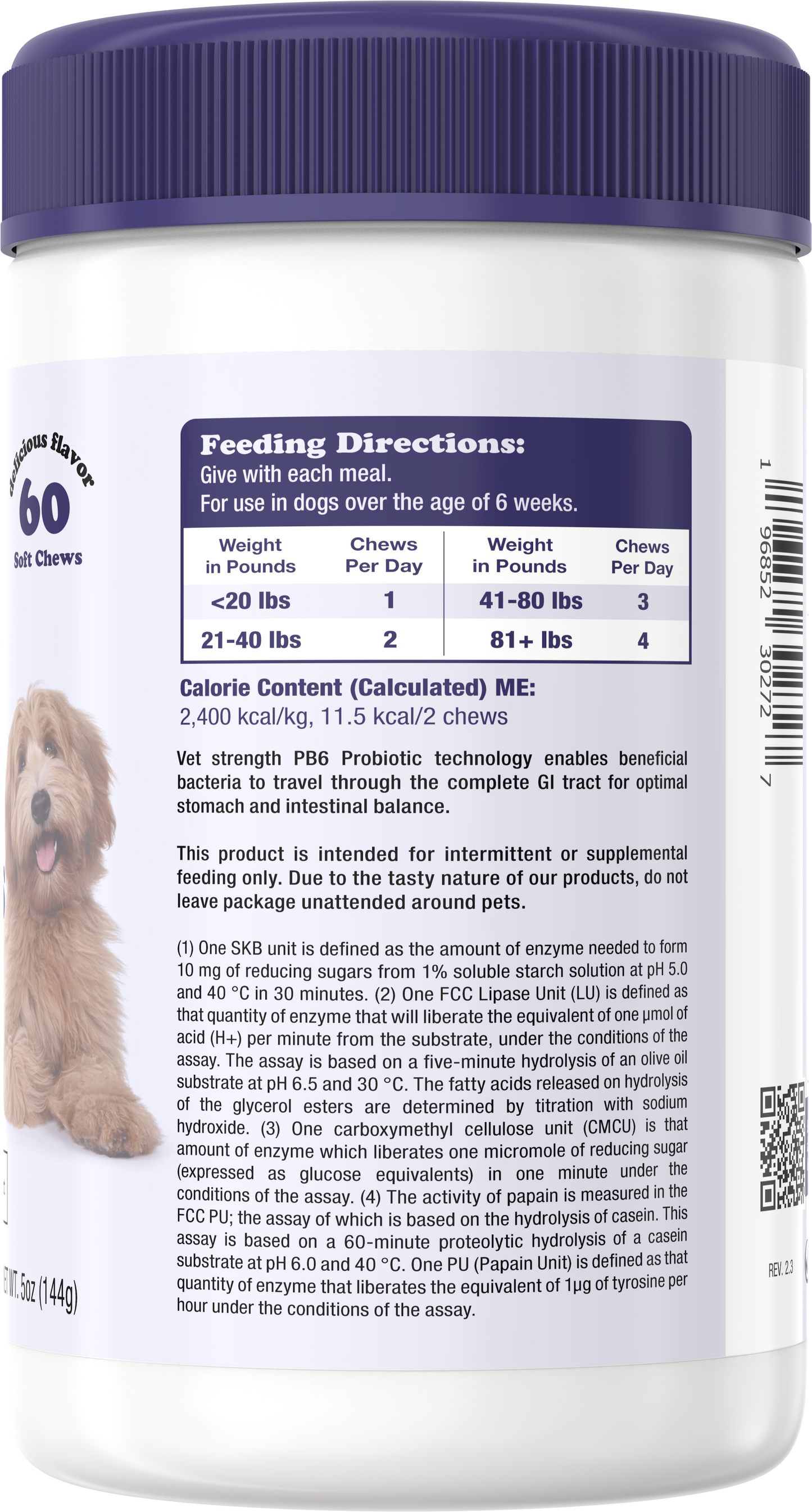 Larry Advanced Probiotics and Digestive Enzyme Chews